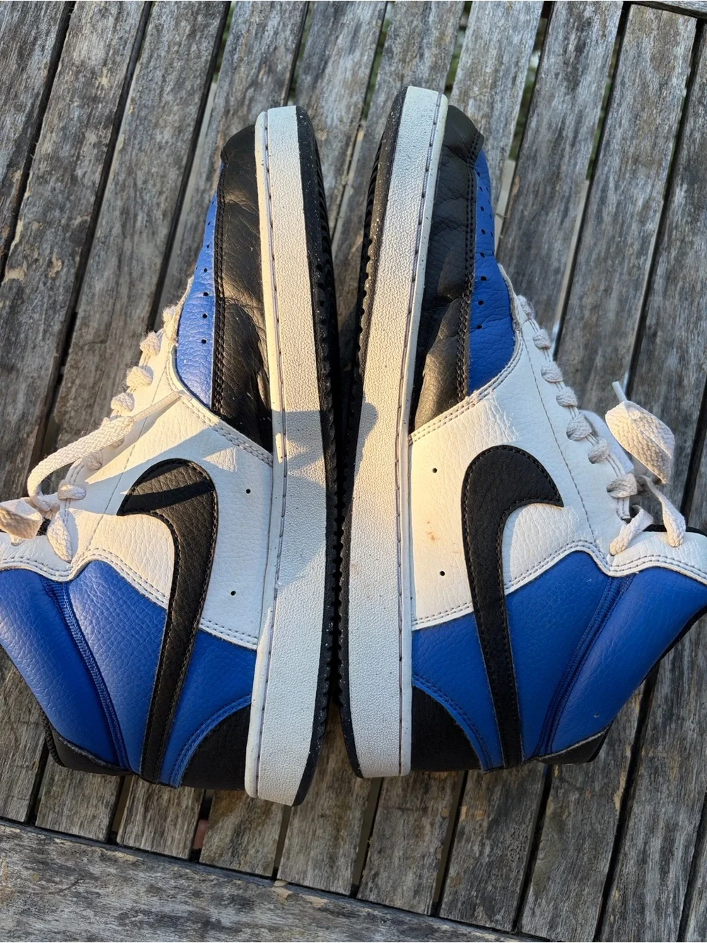 Nike Court Vision Royal Blue and Black Sneaker FQ8740-480